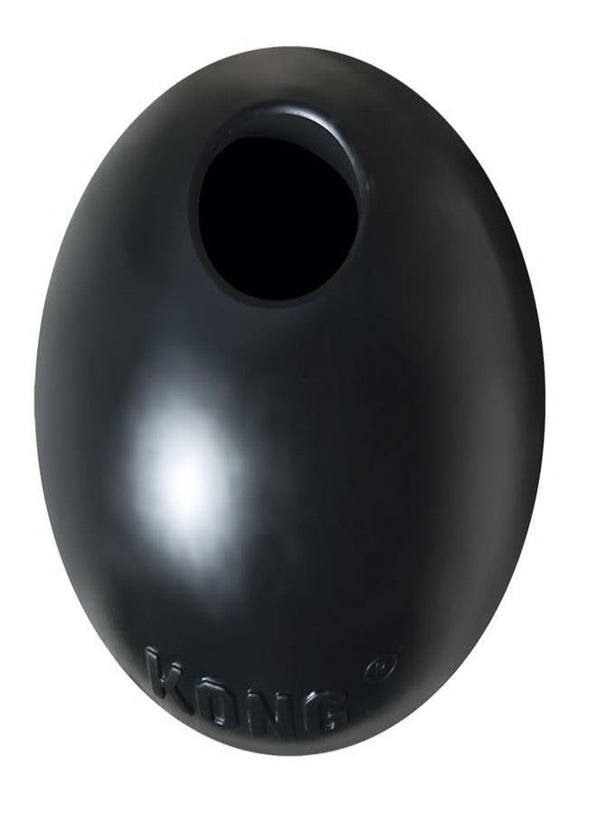 KONG Extreme Ball 2-Pack – Durable Rubber Dog Toy for Power Chewers – Tough Fetch Ball with Hole for Treats – Ideal for Training & Interactive Play – Black (Small) - Image 4